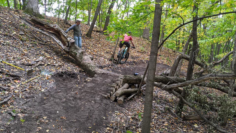 A bike jump